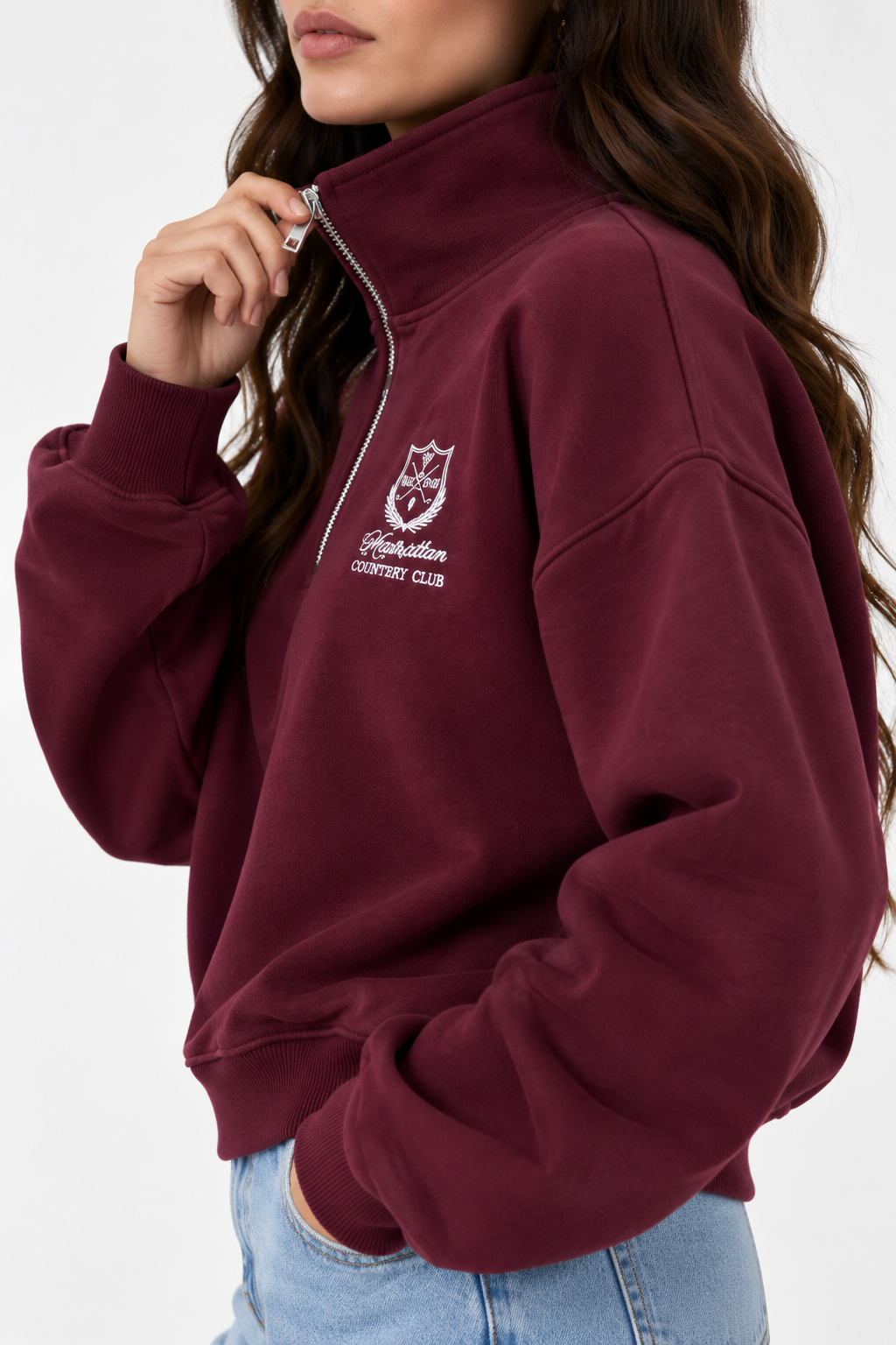 Half - zip hoodie 13475