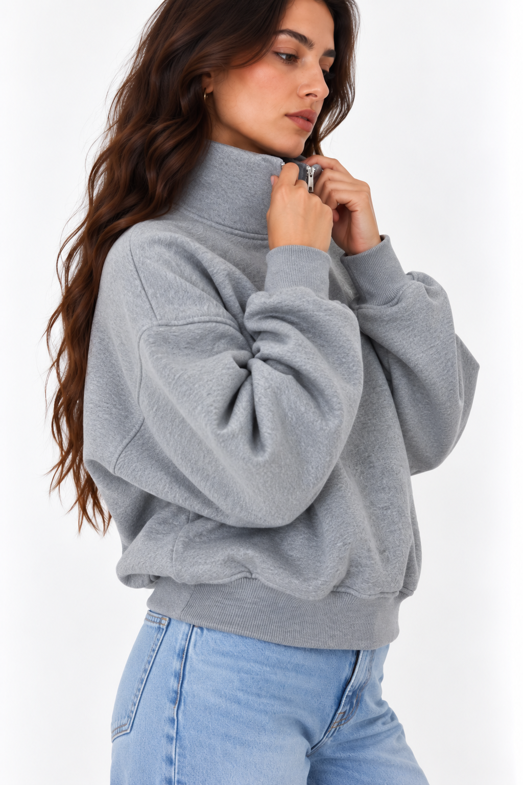 Half - zip hoodie 13475
