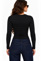 long sleeve round neck 13302