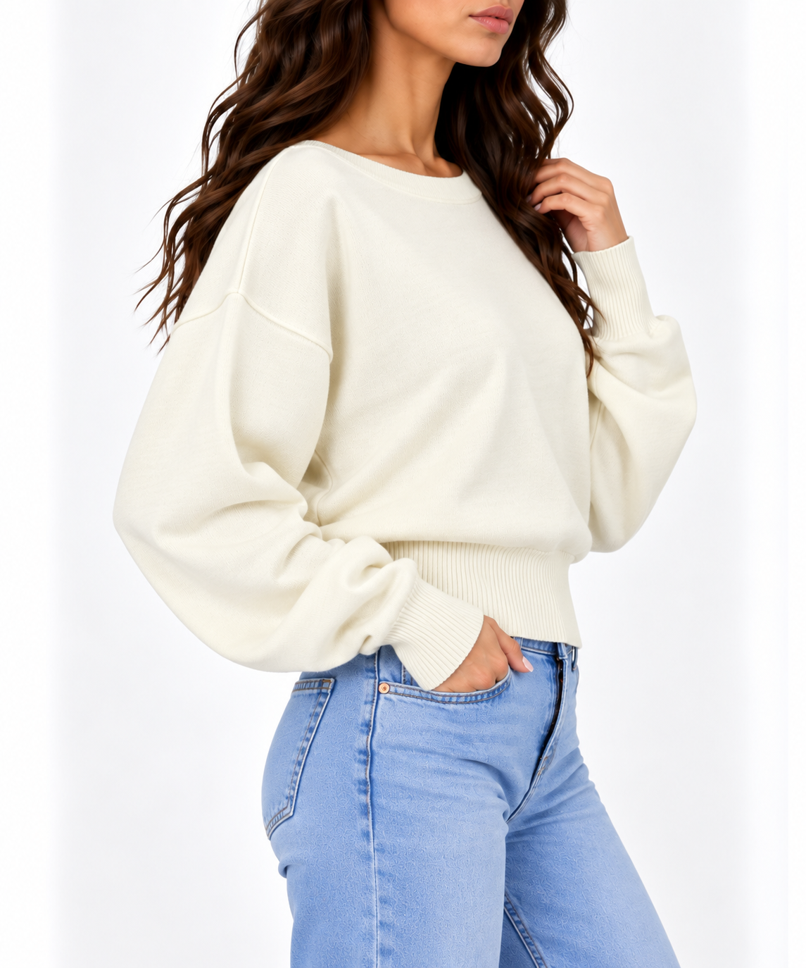 Fitted waist top 13479