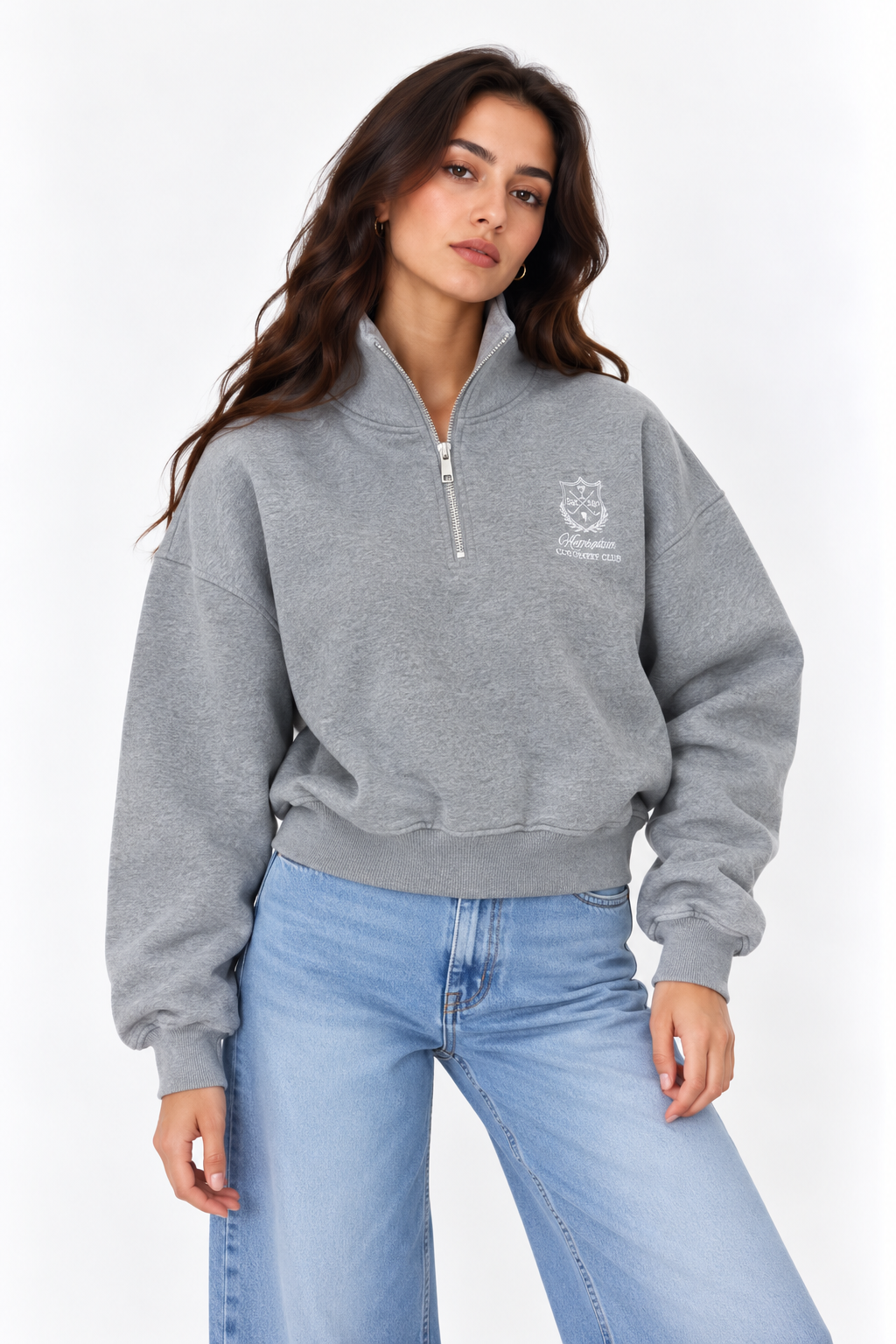 Half - zip hoodie 13475