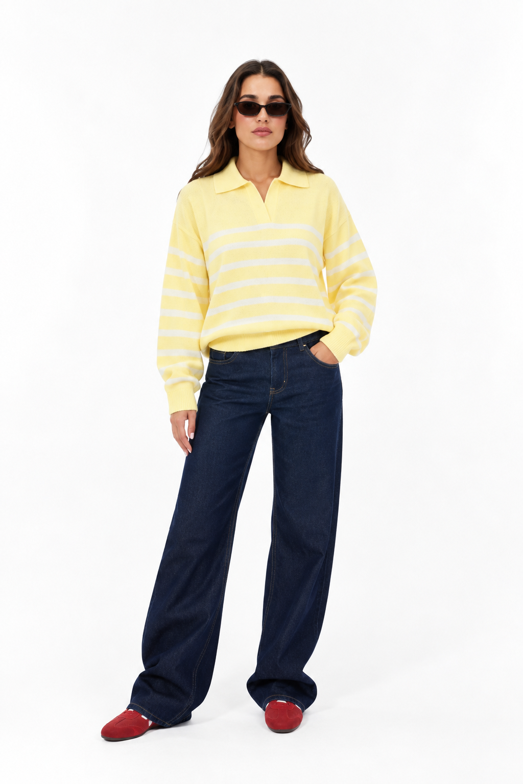 STRIPED KNIT SWEATER 13392