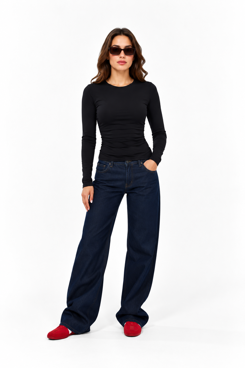 long sleeve round neck 13302