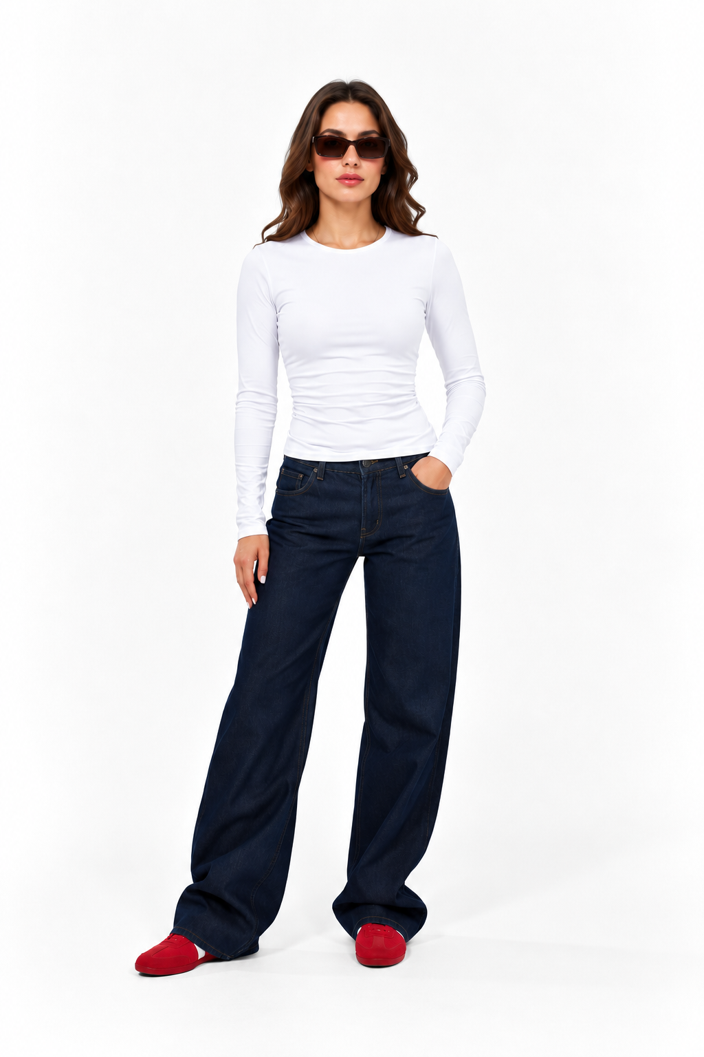 long sleeve round neck 13302