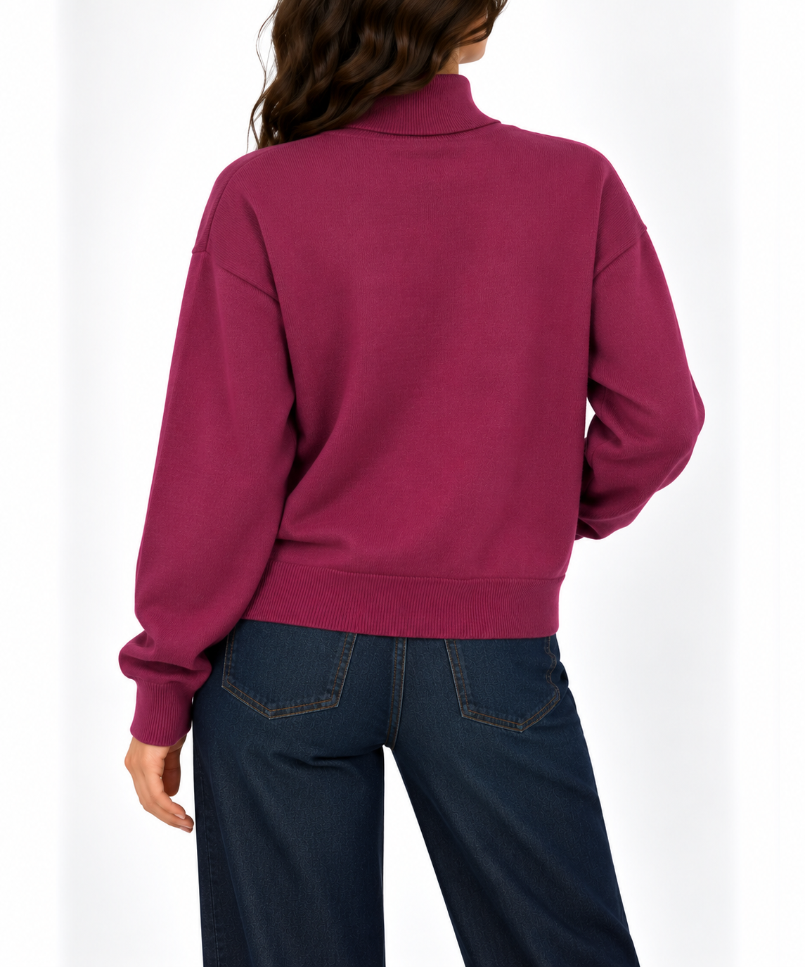 High neck pullover 13376