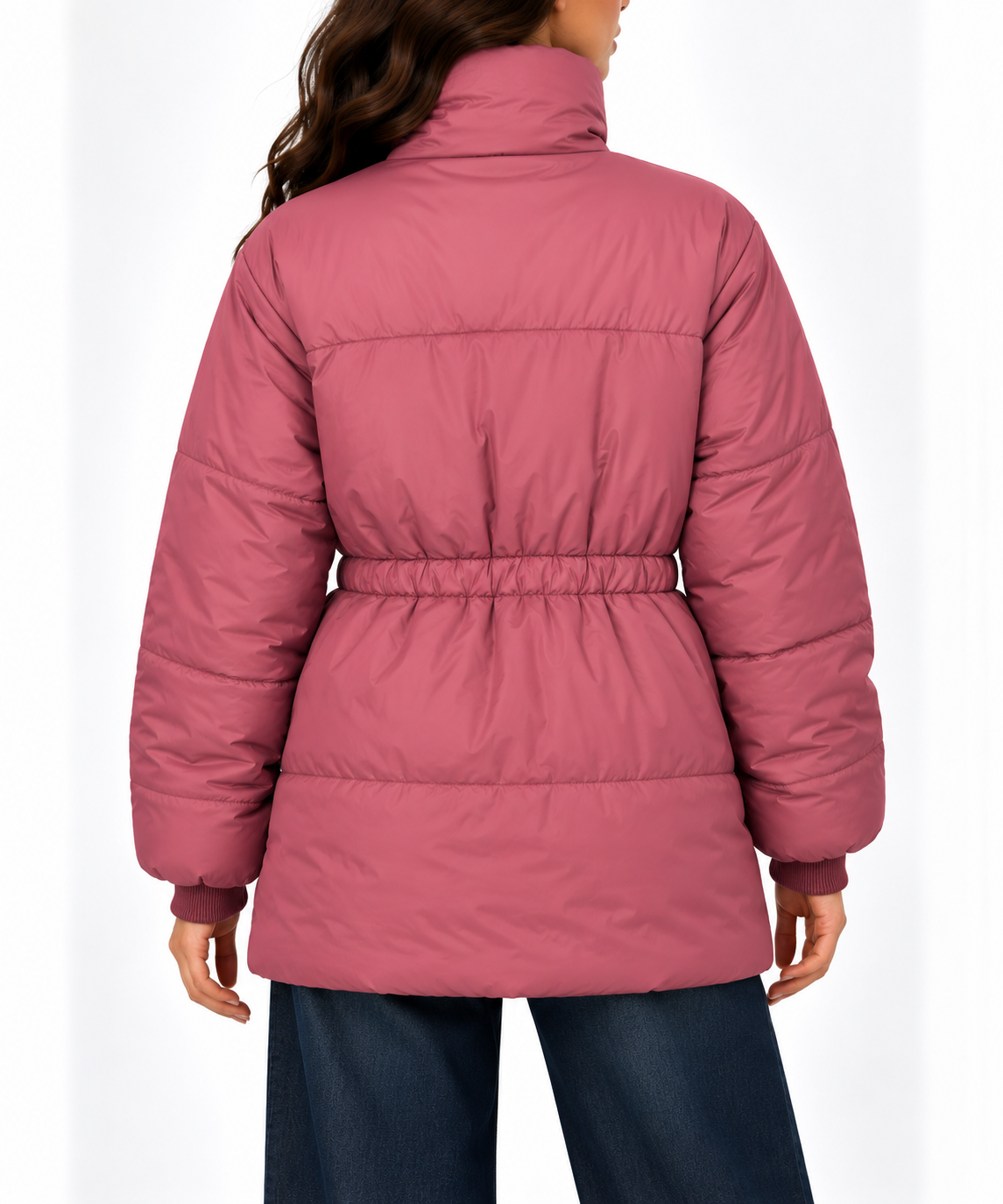 Fitted-waist puffer jacket 9306