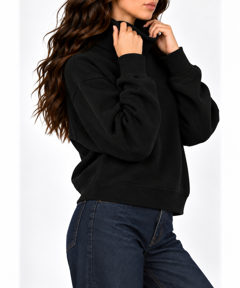 High neck pullover 13376