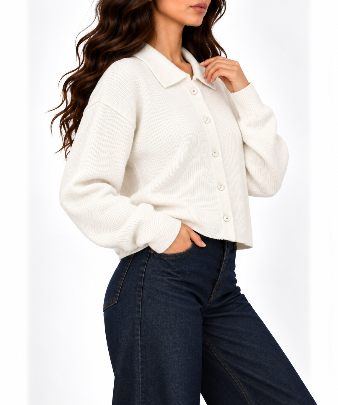 Knit cardigan 13480