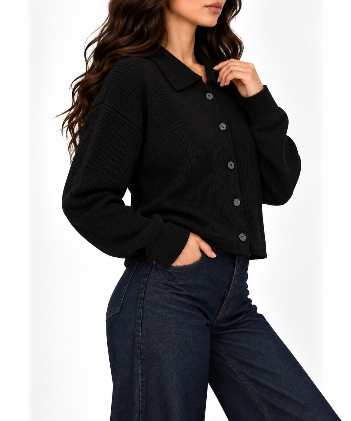 Knit cardigan 13480