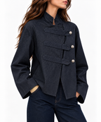 Asymmetric jacket 13338