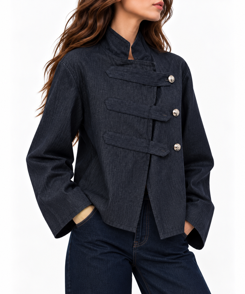 Asymmetric jacket 13338