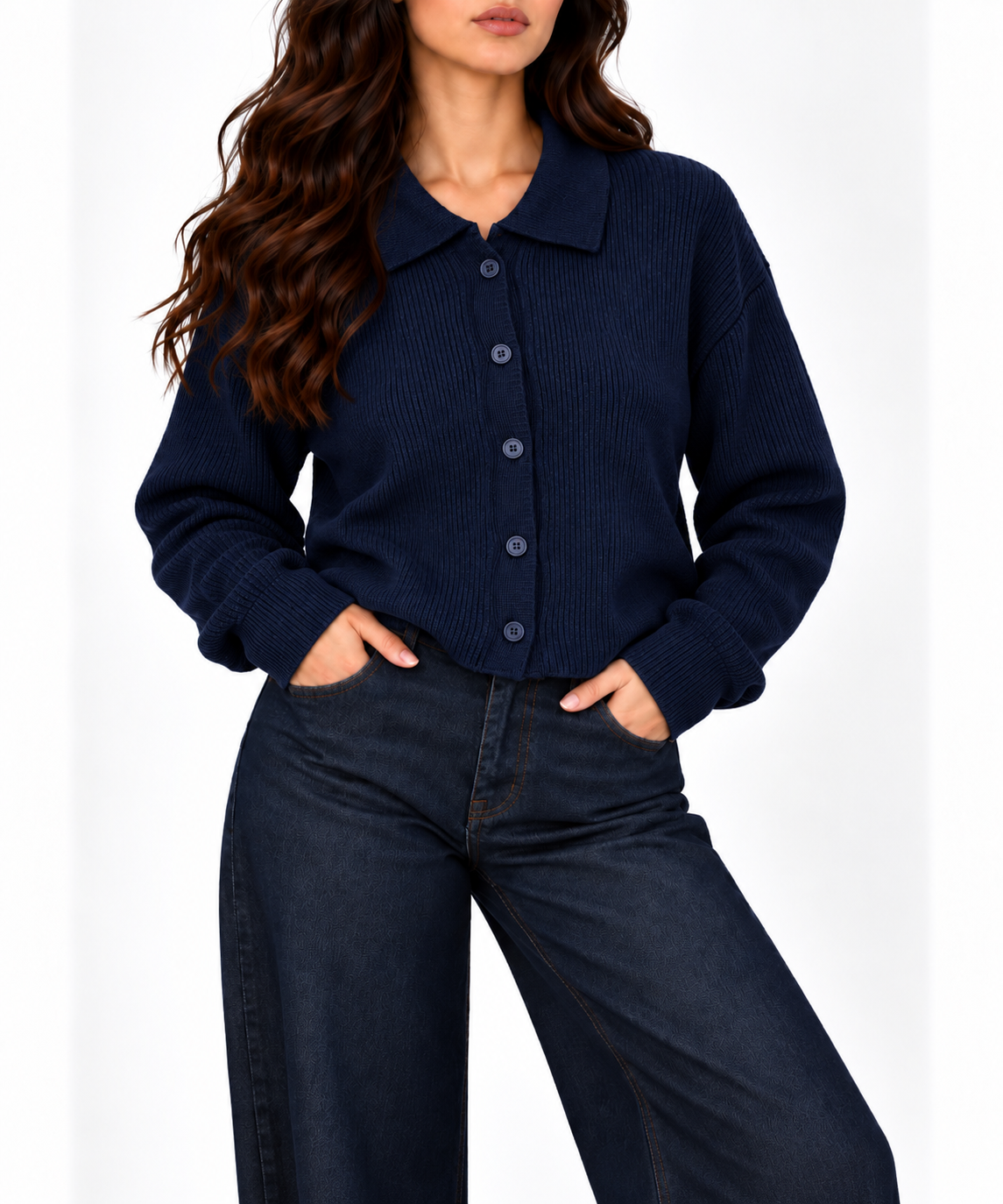 Knit cardigan 13480