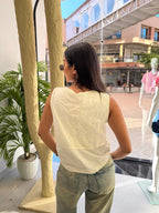 Pearl White Vest