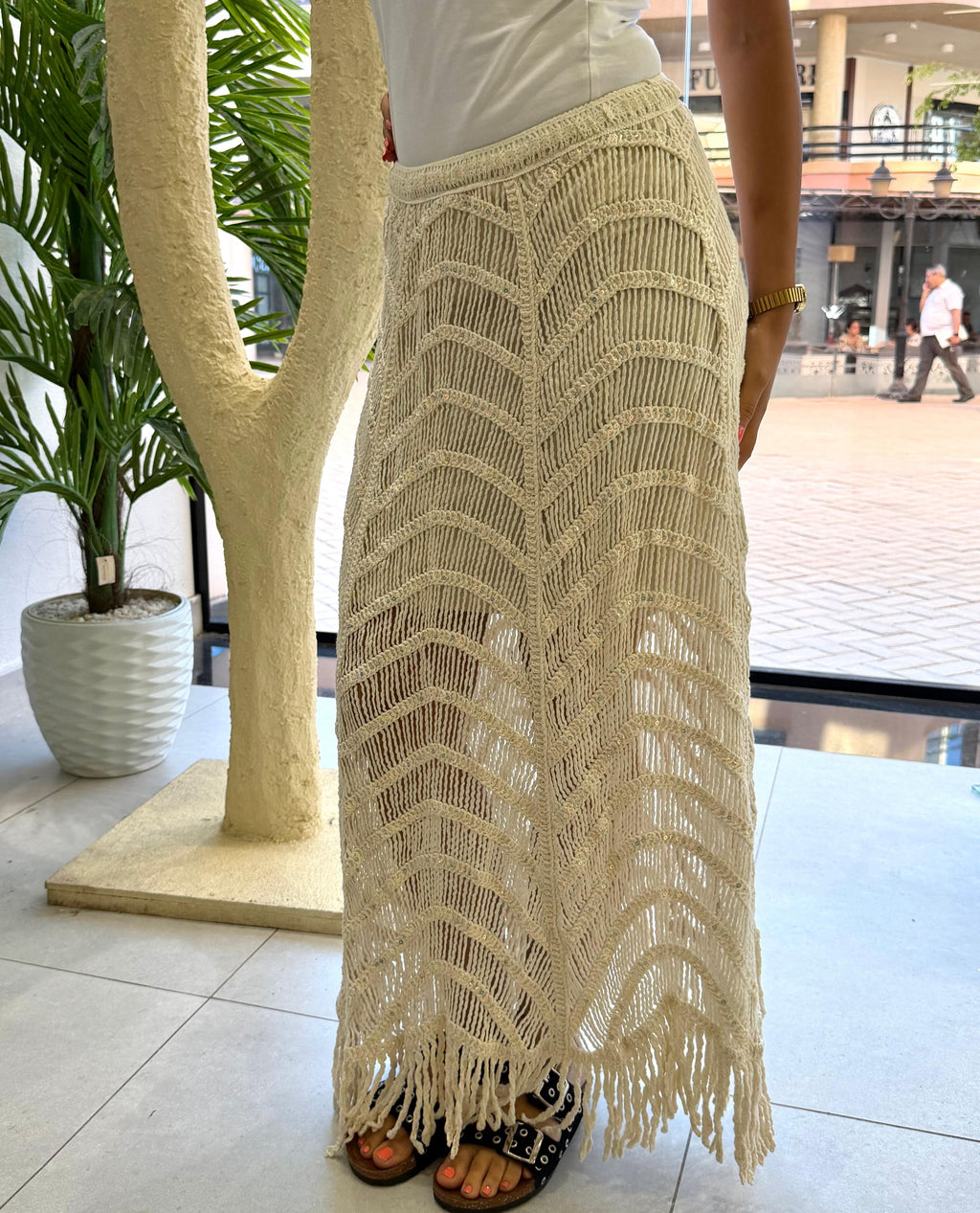 Fringe Beach Skirt