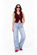 Buttoned Vest 12150