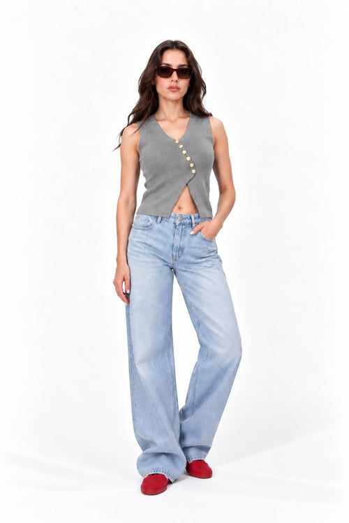 Buttoned Vest 12150