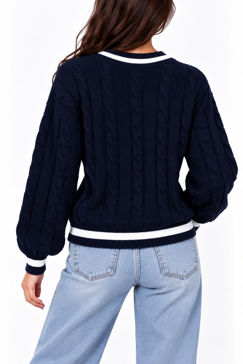 v neck pullover 13439