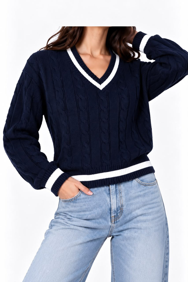 v neck pullover 13439