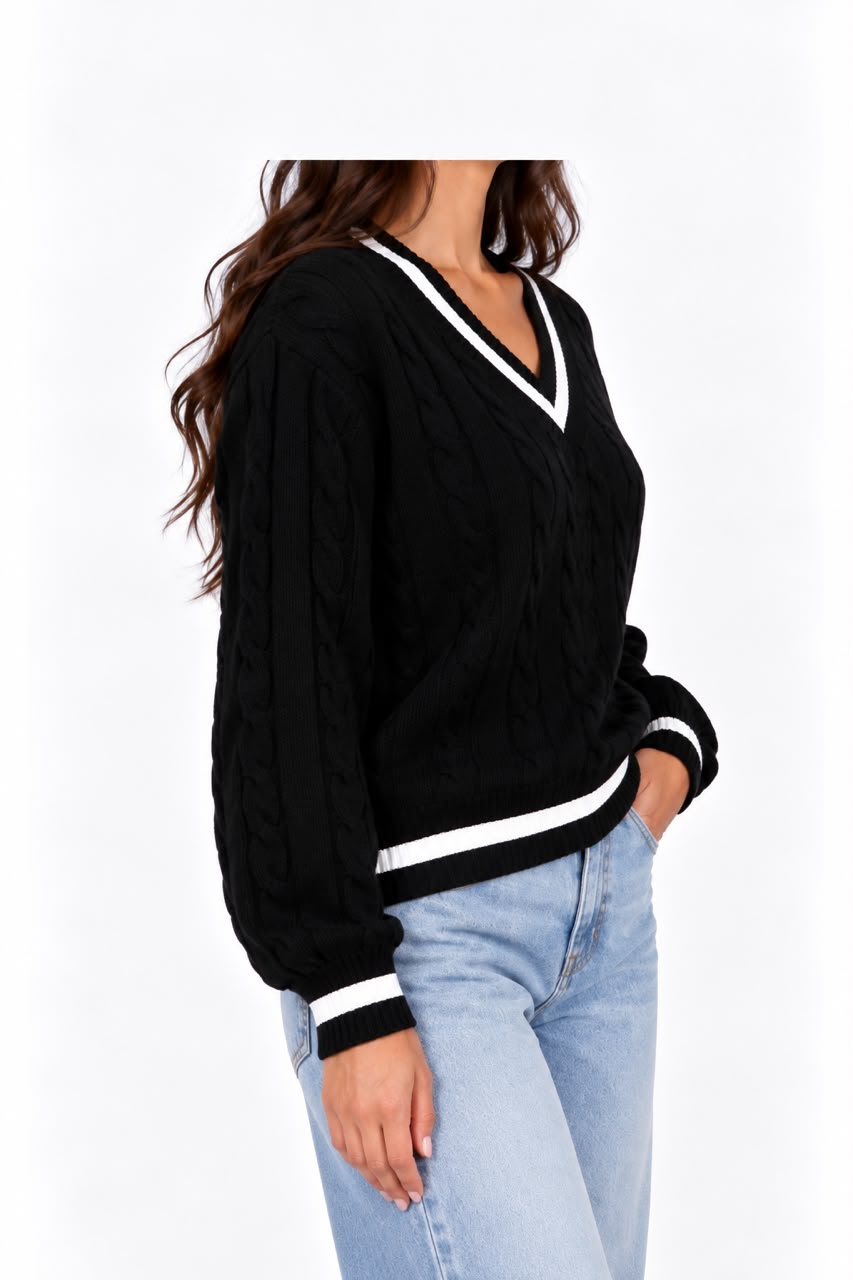 v neck pullover 13439