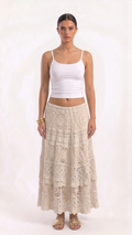 Crochet Beach Maxi Skirt 11024